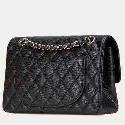 Chanel Black Medium Classic Caviar Double Flap