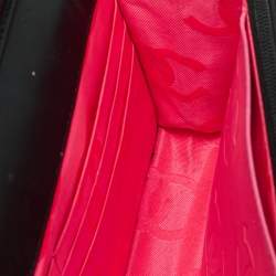 Pre Owned Chanel Black Quilted Leather Cambon Ligne Wallet on Chain