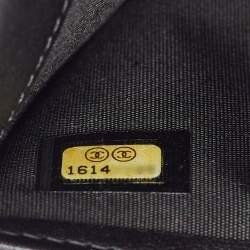 Chanel Black Caviar Leather CC Timeless Continental Wallet