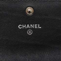 Chanel Black Caviar Leather CC Timeless Continental Wallet