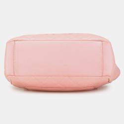 Chanel Pink Caviar Petite Shopping Tote