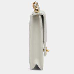 Chanel White Small Chic Pearls Flap