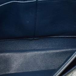 Chanel Teal Blue Quilted Patent Leather Medium Classic Double Flap Bag