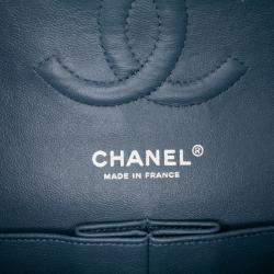Chanel Blue Medium Classic Lambskin Double Flap