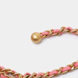 Chanel Pink Mini Rectangular Classic Lambskin Pearl Crush Single Flap