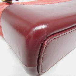 Chanel Gabrielle Pink Wine Leather Shoulder Bag