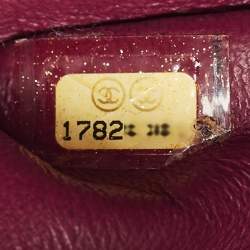 Pre Owned Chanel Red Quilted Nubuck Leather 227 Reissue 2.55 Flap Bag