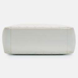 Chanel White Caviar Grand Shopping Tote