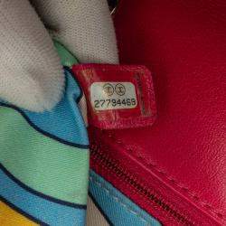 Chanel Pink Medium Quilted Terry Cloth Coco Beach Flap