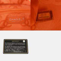 Chanel Cambon Ligne Brown Lambskin Enamel Tote Bag
