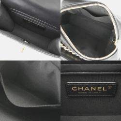 Chanel Mini Quilted Black Lambskin Chain Shoulder Bag
