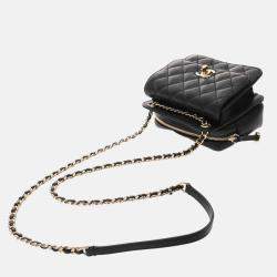 Chanel Mini Quilted Black Lambskin Chain Shoulder Bag