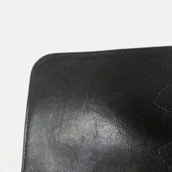 Pre Owned Chanel CC Flap Black Leather Shoulder Bag