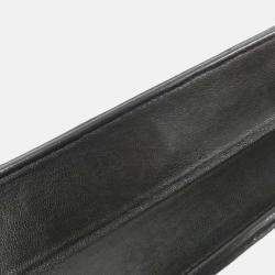 Pre Owned Chanel CC Flap Black Leather Shoulder Bag