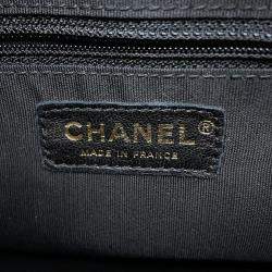 Chanel Timeless CC Black Caviar Leather Shoulder Bag 