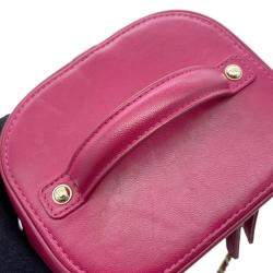 Chanel Chain Shoulder Bag Coco Mark Vanity Lambskin