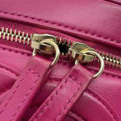 Chanel Chain Shoulder Bag Coco Mark Vanity Lambskin