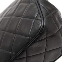 Chanel Quilted CC Black Leather Shoulder Bag
