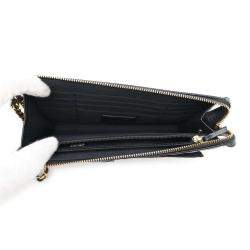 Chanel Chain Wallet Small Black Leather Clutch Bag