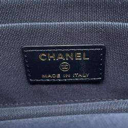 Chanel Chain Wallet Small Black Leather Clutch Bag