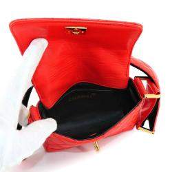 Chanel Mademoiselle Orange Leather Shoulder Bag