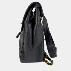 Chanel PM Black Caviar Leather Backpack