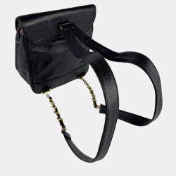 Chanel PM Black Caviar Leather Backpack