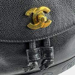 Chanel PM Black Caviar Leather Backpack