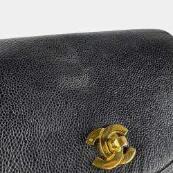 Chanel PM Black Caviar Leather Backpack