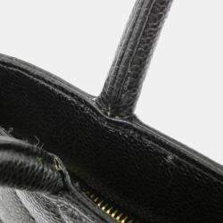 مملوكة مسبقًا Chanel Grand Shopping Black Leather Tote Bag