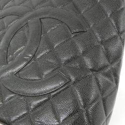 مملوكة مسبقًا Chanel Grand Shopping Black Leather Tote Bag