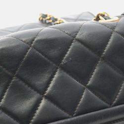 Chanel Green Mini Quilted Lambskin Tassel Flap