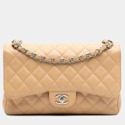 Chanel Jumbo Classic Caviar Double Flap Bag