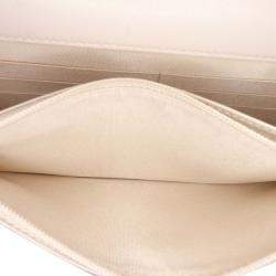 Chanel Beige Quilted Lambskin 19 Wallet on Chain