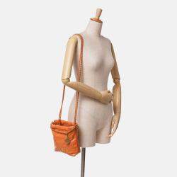 Chanel Mini Shiny Orange Calfskin 22 Handbag
