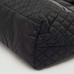 Chanel Black Quilted Nylon Coco Cocoon Tote