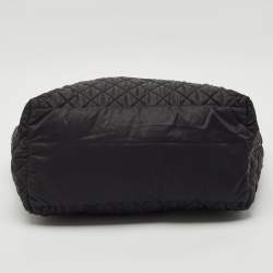 Chanel Black Quilted Nylon Coco Cocoon Tote