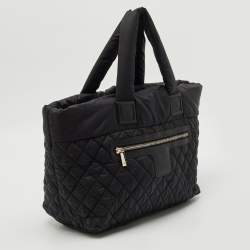 Chanel Black Quilted Nylon Coco Cocoon Tote