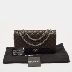 Chanel Choco Brown Quilted Iridescent Leather 226 Reissue 2.55 Flap Bag