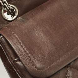 Chanel Choco Brown Quilted Iridescent Leather 226 Reissue 2.55 Flap Bag