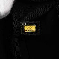 Pre Owned Chanel Black Old Medium Quilted Lambskin Boy Flap