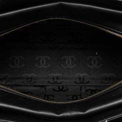 Chanel Black CC Lambskin Wild Stitch Handbag