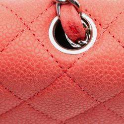 Pre Owned Chanel Mini Rectangular Classic Caviar Single Flap