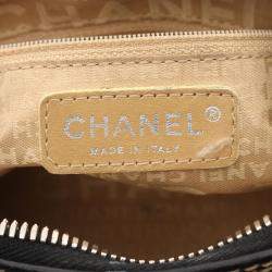 Chanel  CC Coco Black Grained Calfskin Handbag SHW