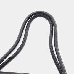Pre Owned Chanel Medallion Black Grained Calfskin Leather Tote Bag