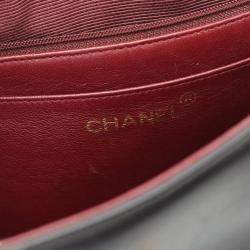 Chanel Mademoiselle Black Lambskin Leather Handbag