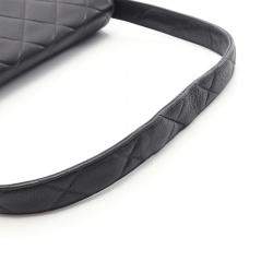 Chanel Double Face Black Grained Calfskin Shoulder Bag