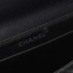 Chanel Double Face Black Grained Calfskin Shoulder Bag