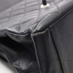 Chanel Double Face Black Grained Calfskin Shoulder Bag