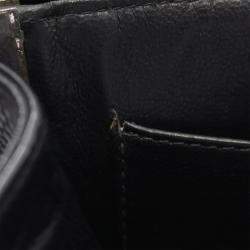 Chanel Double Face Black Grained Calfskin Shoulder Bag